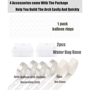 LANGXUN Large Size 5ft Gold Metal Round Balloon Arch kit Decoration, for Wedding Birthday Party Decoration, Graduation Decorations and Baby Shower Photo Background