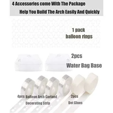 LANGXUN Large Size 5ft Gold Metal Round Balloon Arch kit Decoration, for Wedding Birthday Party Decoration, Graduation Decorations and Baby Shower Photo Background