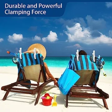 Secure Beach Towel Clips - Windproof and Durable Outdoor Clips
