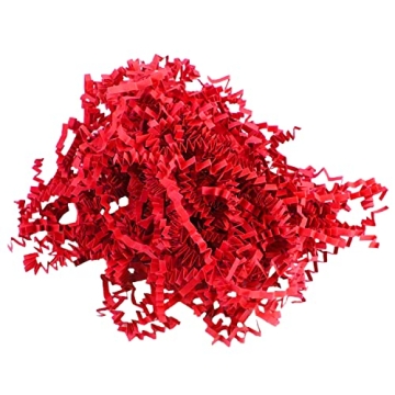 MTBHY Crinkle Paper 1/2LB Red Eco-friendly Gift Filler