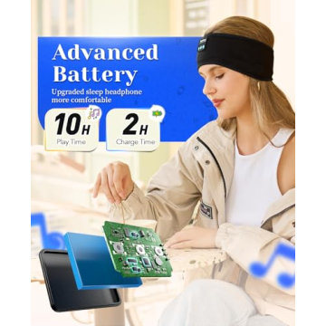 Perytong Sleep Headphones Wireless for Comfort & Sound