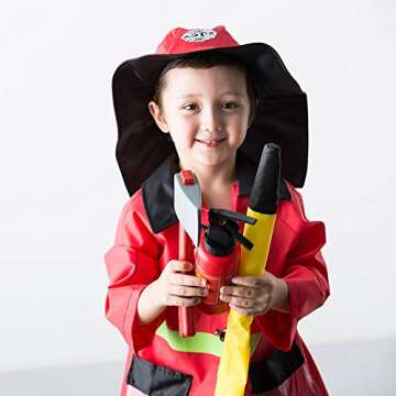 iPlay, iLearn Firefighter Costume Set for Kids