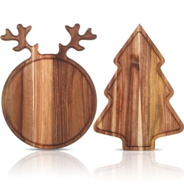 Umigy Christmas Charcuterie Boards Festive Wooden Set