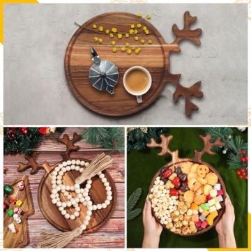 Umigy Christmas Charcuterie Boards Festive Wooden Set