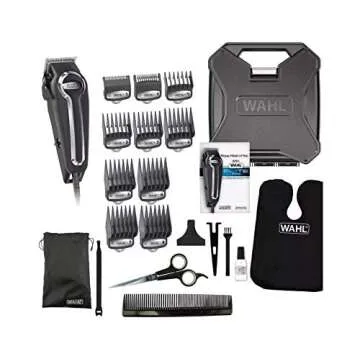 WAHL Clipper Elite Pro High Performance Haircut Kit for Men with Hair Clippers, Secure fit Guide Com...