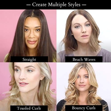 Vibrastrait Pro Ceramic Flat Iron - Fast, Frizz-Free Hair