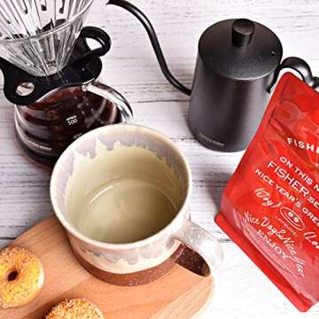 Bosmarlin Large Ceramic Coffee Mug, Big Tea Cup, 7 Colors to Choose, 21 Oz, Dishwasher and Microwave Safe, 1 PCS (Red)