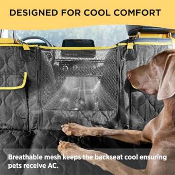 Lesure Dog Car Seat Cover for Ultimate Pet Comfort