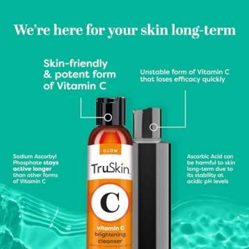 TruSkin Vitamin C Brightening Cleanser for Radiance
