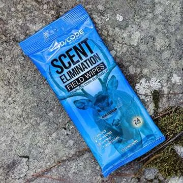 Code Blue Scent Elimination Field Wipes - Unscented, 24 Wipes