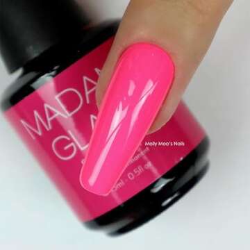 Vibrant Barbie Pink Gel Polish - Long Lasting & Vegan