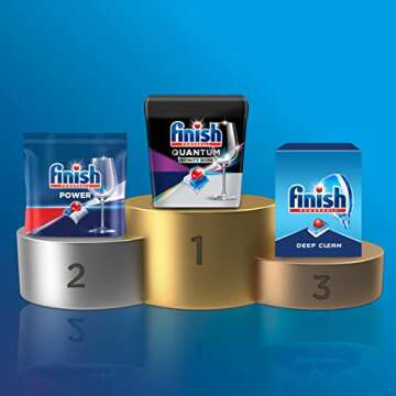 Finish - All in 1 - Dishwasher Detergent - Powerball - Dishwashing Tablets - Dish Tabs - Fresh Scent, 94 Count (Pack of 1) - Packaging May Vary