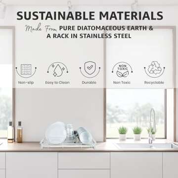 Efficient Drying Mat & Rack Bundle for Modern Kitchens