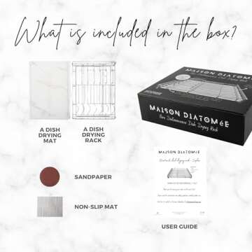 Efficient Drying Mat & Rack Bundle for Modern Kitchens