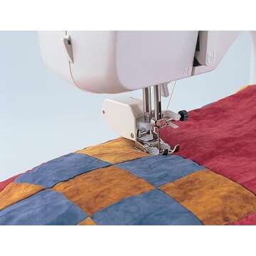 Brother Walking Foot for Quilting and Sewing Multiple Layers, SA107, White