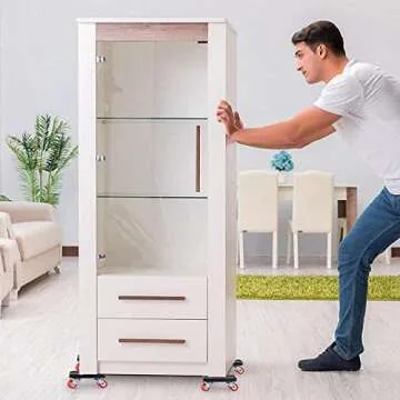 JHCHU Furniture Movers Easy and Safe Furniture Dolly for Heavy Objects ,Heavy Furniture Moving Dolly for Sofas, and Refrigerators Hand Tools(5 Piece Set).