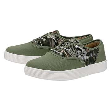 Hey Dude Conway Desert Green Size M13 | Men's Shoes | Men's Slip On Sneakers | Comfortable & Light-Weight