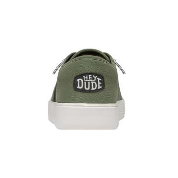 Hey Dude Conway Desert Green Size M13 | Men's Shoes | Men's Slip On Sneakers | Comfortable & Light-Weight