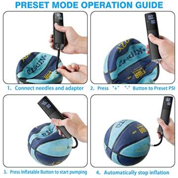 Motorenbau Electric Ball Pump with Smart Pressure Gauge