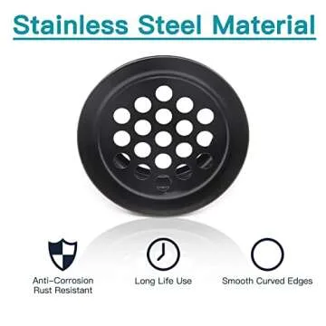 Auvotuis 6Pcs Stainless Steel Air Vents for Every Space