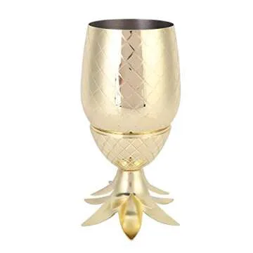 Stainless Steel Pineapple Cocktail Mixer Drinking Shaker Bar Accessories Pineapple Shape Cocktail Cu...
