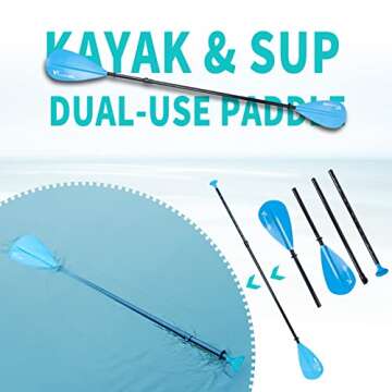 Freein Inflatable Paddle Board - 2-in-1 Kayak/SUP Fun