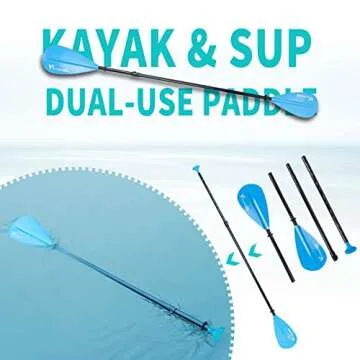 Freein Inflatable Paddle Board - 2-in-1 Kayak/SUP Fun