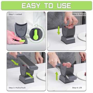 ONCE FOR ALL Fresh Meat Slicer for Kitchen Essentials
