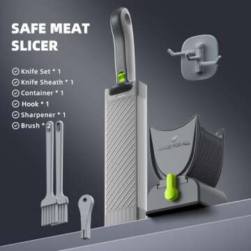 ONCE FOR ALL Fresh Meat Slicer for Kitchen Essentials