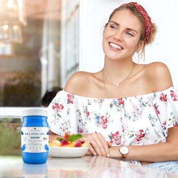 TrueSeaMoss Irish Sea Moss Gel with Spirulina and Mint