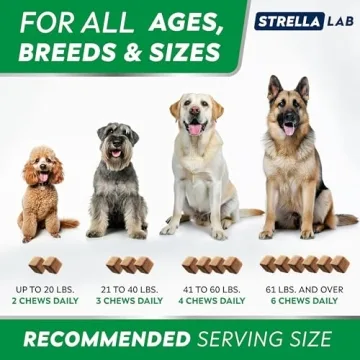 StrellaLab Dog Allergy Relief Chews | Omega 3 & Natural Ingredients