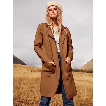 ANRABESS Women's Knit Cardigan Stylish Fall Outerwear