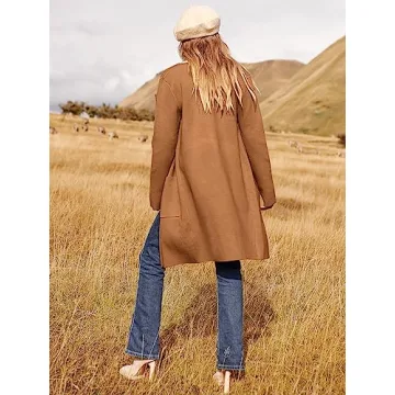 ANRABESS Women's Knit Cardigan Stylish Fall Outerwear