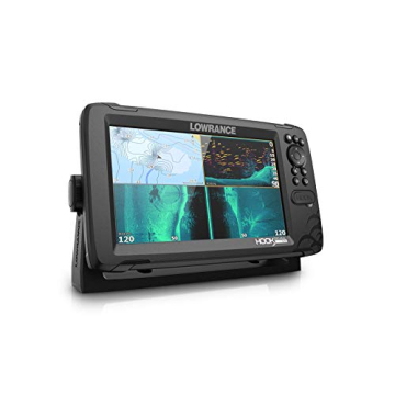 Lowrance HOOK Reveal 9 TripleShot Fish Finder with C-MAP