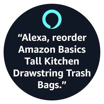 Amazon Basics 13 Gallon Tall Kitchen Drawstring Trash Bags 120 Count