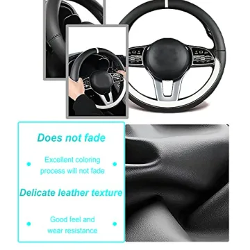 Nappa Leather Steering Wheel Cover for Subaru Models