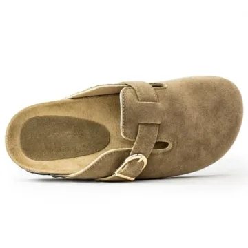Stylish Vegan Faux Suede Clogs for Women - Comfortable & Chic