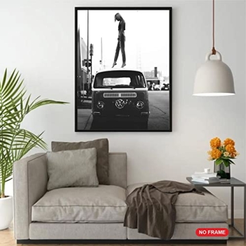 Chic Black and White Fashion Art Prints Set of 4 Unframed