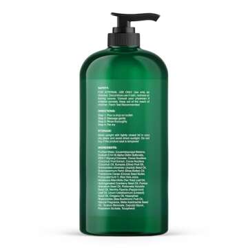 Botanic Hearth Tea Tree Body Wash Helps Nail Conditions Athletes Foot Ringworms Jock Itch & Body Odor Soothes Itching & Promotes Healthy Skin and Feet Naturally Scented 16fl oz