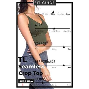 TL Women's Longline Wirefree Sports Bra - Medium Support Padded Crop Cami Workout Yoga Tops RED Small to Medium