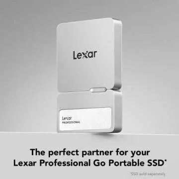 Lexar Professional Go Portable Hub - Ultra-Compact, 4 Type-C Ports, 10Gbps Speed