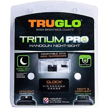 TruGlo Tritium Pro Glock Pistol Sights with Focus Lock