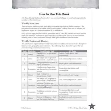 Engaging 6th Grade Social Studies Workbook for Learning