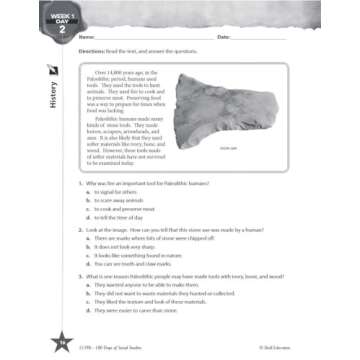 180 Days™: Social Studies, Civics for 6th Grade Practice Workbook for Classroom and Home, Cool and Fun Practice Created by Teachers (180 Days of Practice)