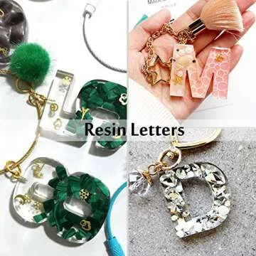Reversed Alphabet Silicone Resin Mold for Crafting Fun