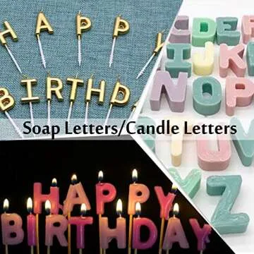 Reversed Alphabet Silicone Resin Mold for Crafting Fun