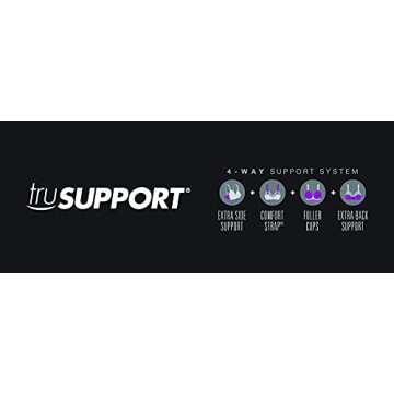 Playtex Women's Secrets Balconette T-Shirt Bra - Comfort & Elegance for Full Figures