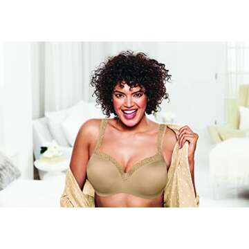 Playtex Balconette T-Shirt Bra for Full Figures in Nude