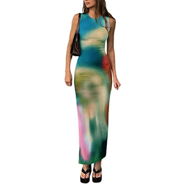 Trendy Argeousgor Women Tie Dye Summer Dress Collection