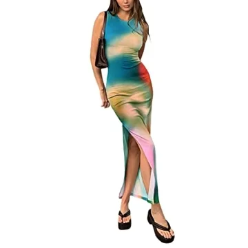 Trendy Argeousgor Women Tie Dye Summer Dress Collection